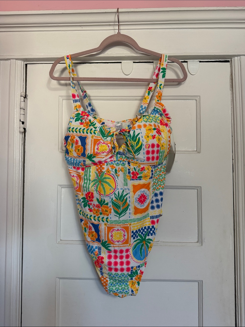 NWT Time and Tru Floral Swimsuit